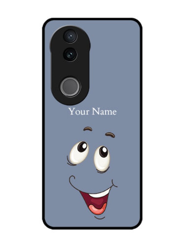Custom Vivo V50e 5G Custom Glass Phone Case - Laughing Cartoon Face Design