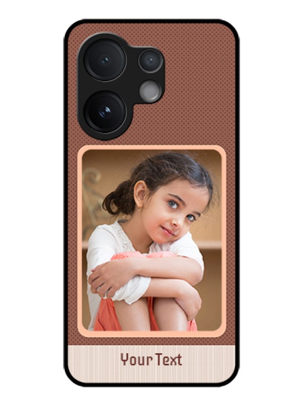 Custom Vivo V60 5G Custom Glass Phone Case - Simple Pic Upload Design