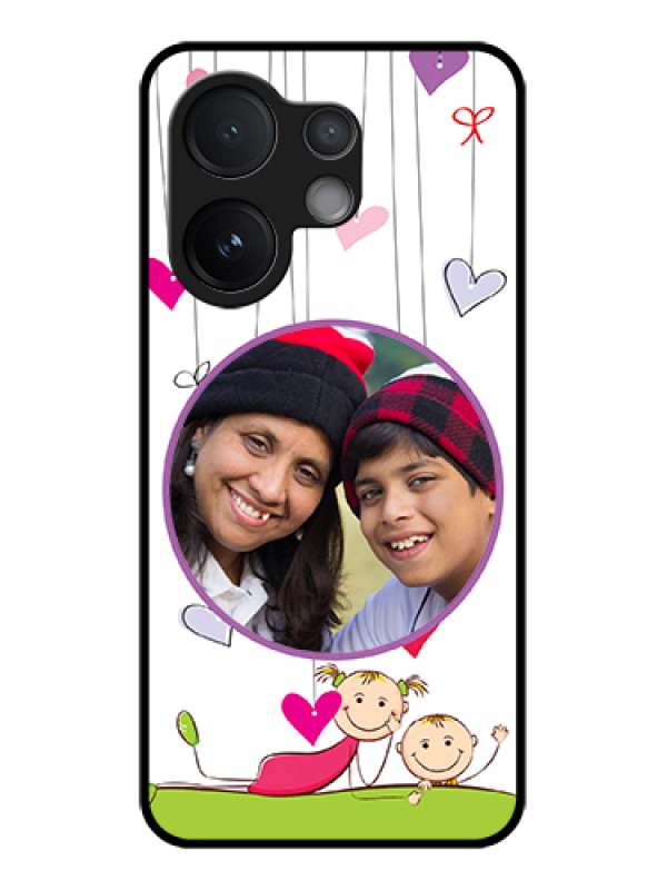 Custom Vivo V60 5G Custom Glass Phone Case - Cute Kids Phone Case Design