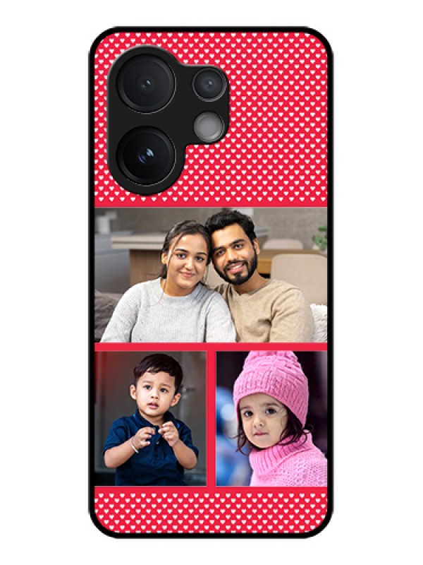 Custom Vivo V60 5G Custom Glass Phone Case - Bulk Photo Upload Design