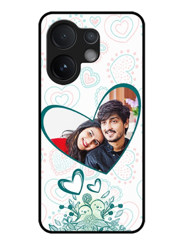 Custom Vivo V60 5G Custom Glass Phone Case - Premium Couple Design