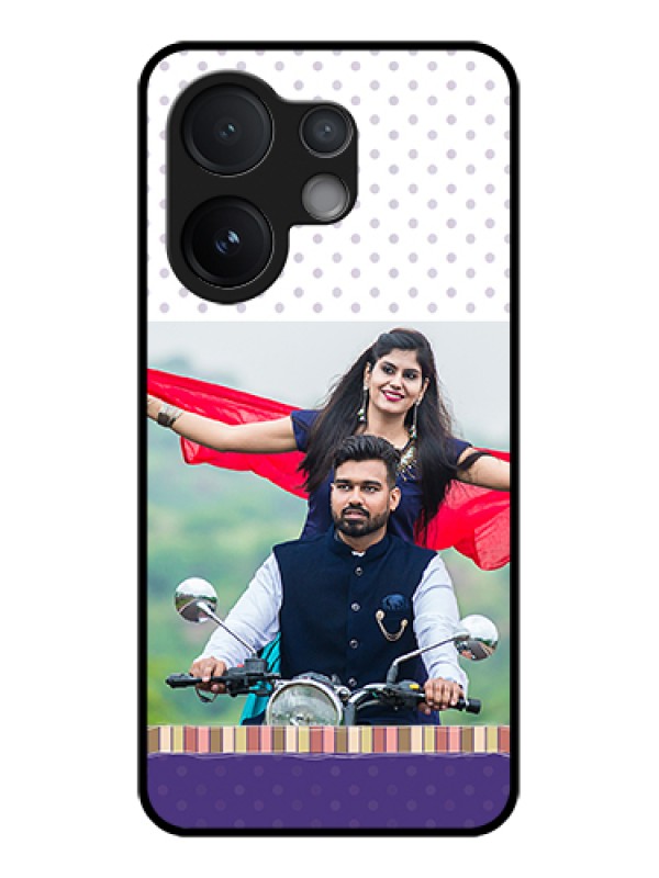 Custom Vivo V60 5G Custom Glass Phone Case - Cute Family Design