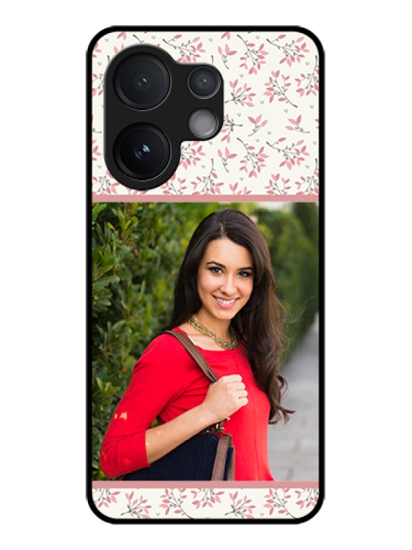 Custom Vivo V60 5G Custom Glass Phone Case - Stunning Floral Design