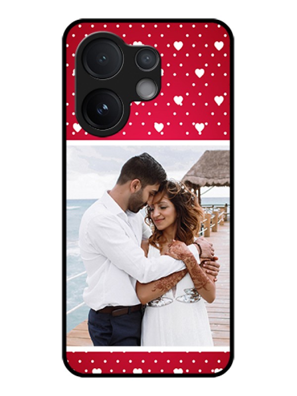 Custom Vivo V60 5G Custom Glass Phone Case - Hearts Mobile Case Design