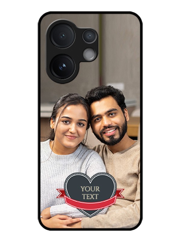 Custom Vivo V60 5G Custom Glass Phone Case - Just Married Couple Design