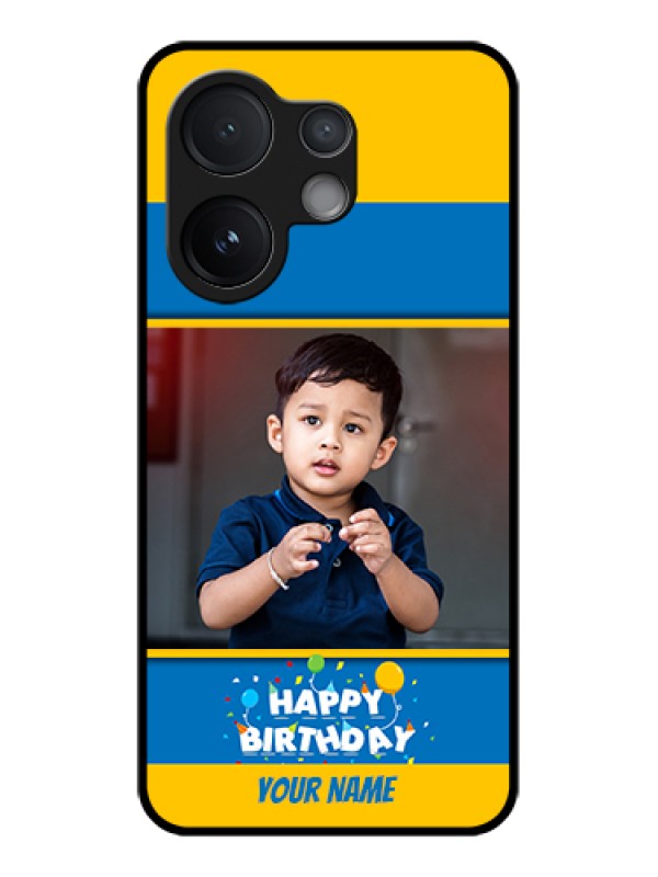 Custom Vivo V60 5G Custom Glass Phone Case - Birthday Wishes Design