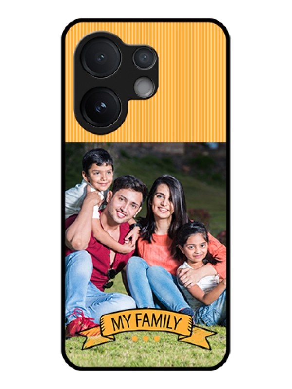 Custom Vivo V60 5G Custom Glass Phone Case - My Family Design