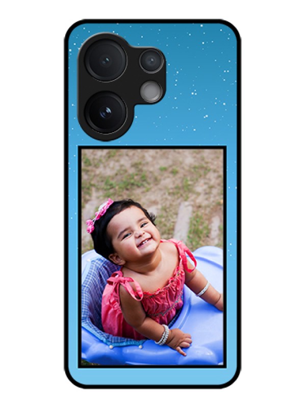 Custom Vivo V60 5G Custom Glass Phone Case - Wave Pattern Colorful Design