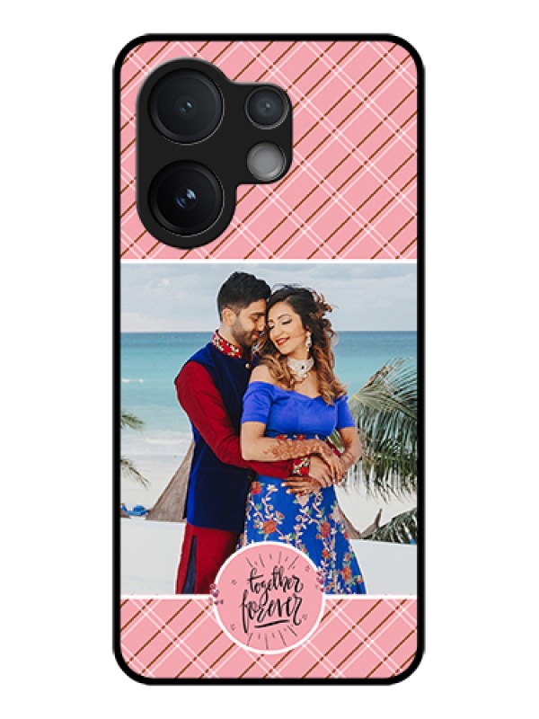 Custom Vivo V60 5G Custom Glass Phone Case - Together Forever Design