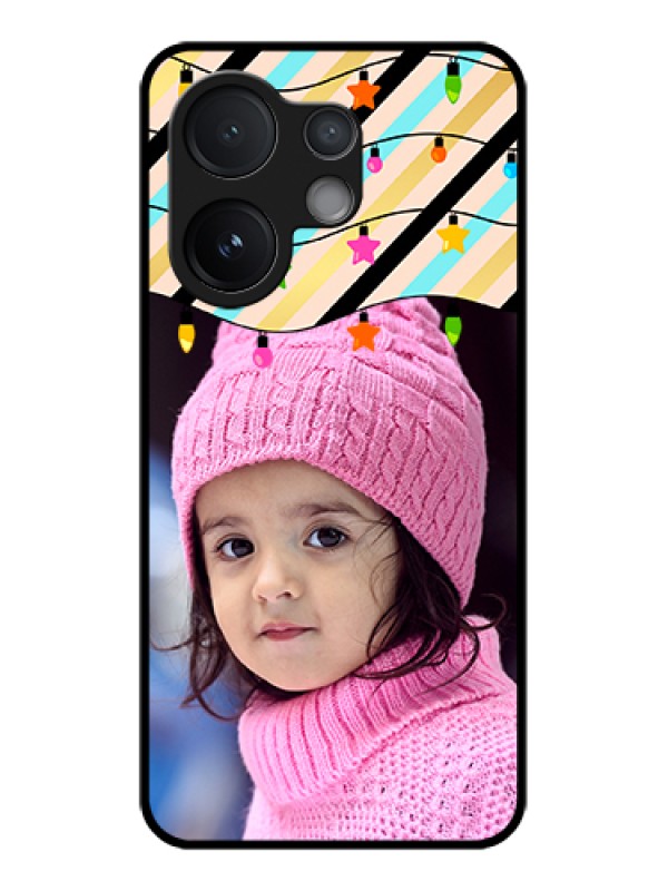 Custom Vivo V60 5G Custom Glass Phone Case - Lights Hanging Design