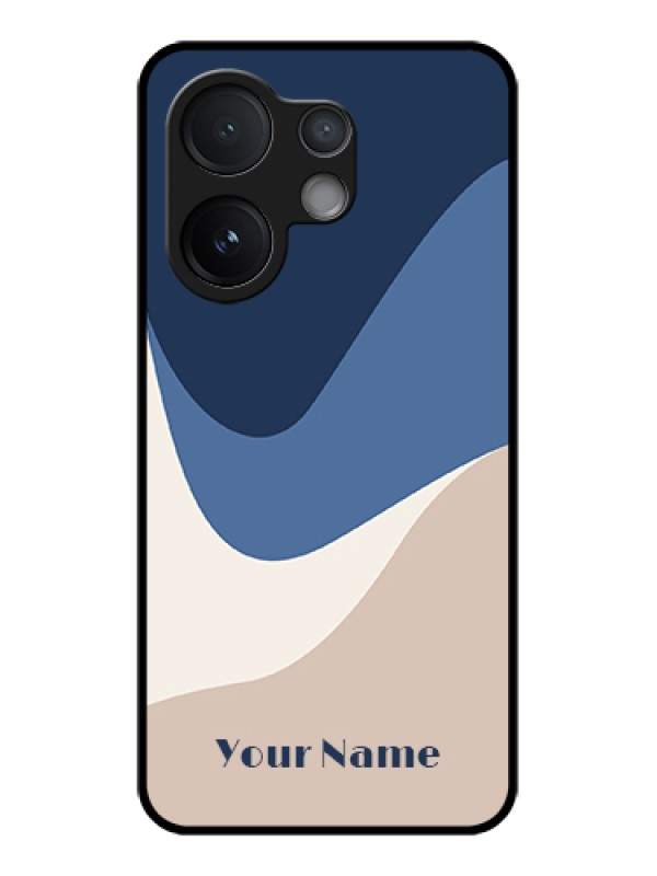Custom Vivo V60 5G Custom Glass Phone Case - Abstract Drip Art Design