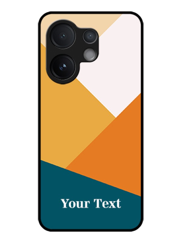 Custom Vivo V60 5G Custom Glass Phone Case - Stacked Multi - Colour Design