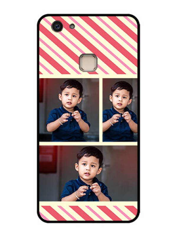Custom Vivo V7 Plus Custom Glass Phone Case - Picture Upload Mobile Case Design