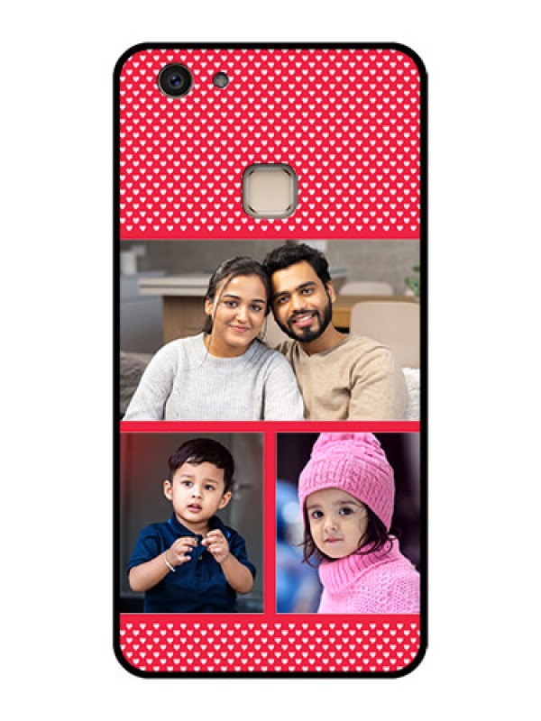 Custom Vivo V7 Plus Custom Glass Phone Case - Bulk Photo Upload Design