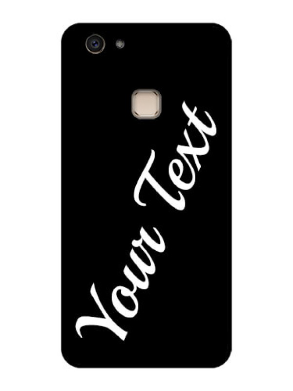 Custom Vivo V7 Plus Custom Glass Phone Case - With Your Name Design