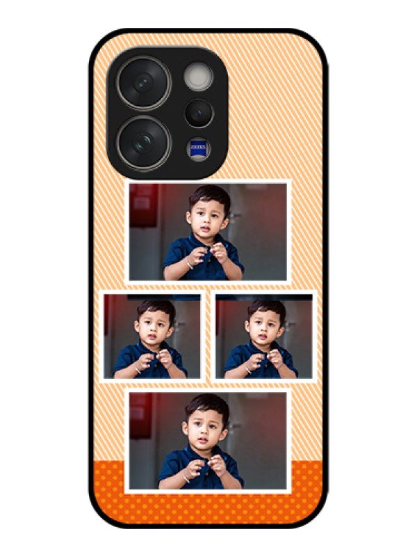 Custom Vivo V70 5G Custom Glass Phone Case - Bulk Photos Upload Design