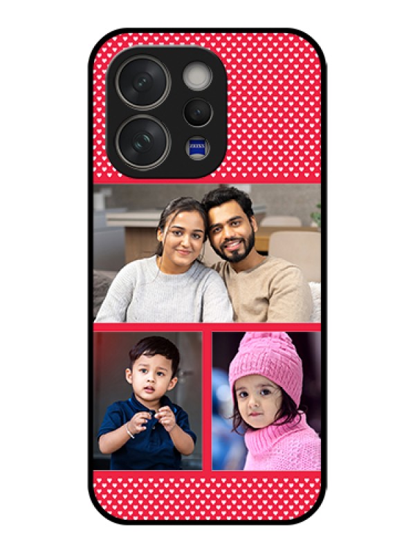 Custom Vivo V70 5G Custom Glass Phone Case - Bulk Photo Upload Design