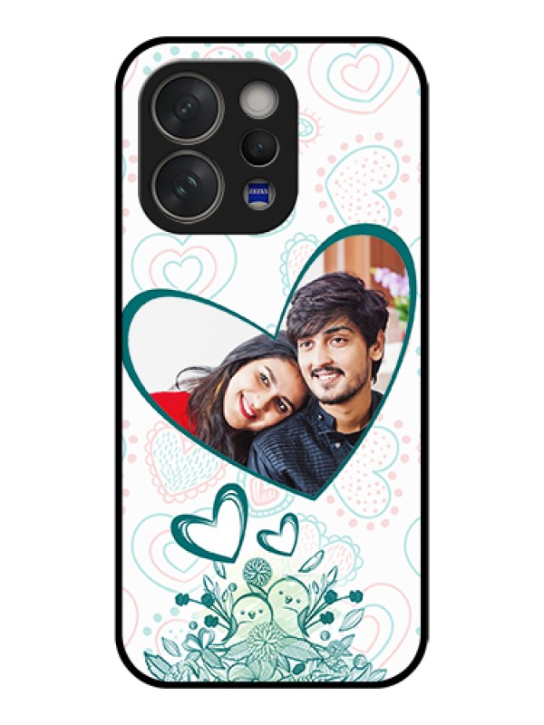Custom Vivo V70 5G Custom Glass Phone Case - Premium Couple Design