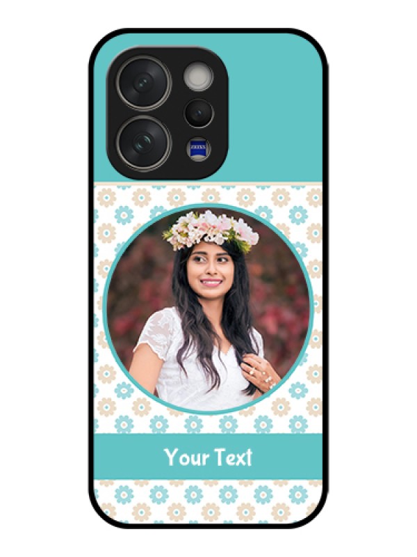 Custom Vivo V70 5G Custom Glass Phone Case - Beautiful Flowers Design