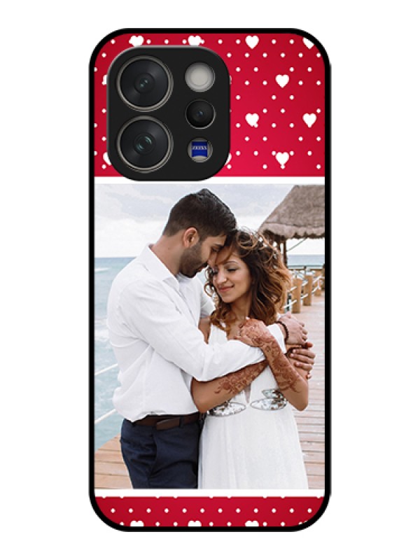 Custom Vivo V70 5G Custom Glass Phone Case - Hearts Mobile Case Design