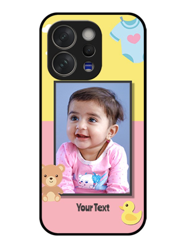 Custom Vivo V70 5G Custom Glass Phone Case - Kids 2 Color Design