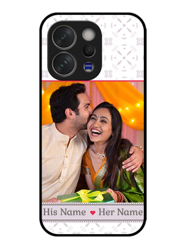 Custom Vivo V70 5G Custom Glass Phone Case - With Photo And Ethnic Design