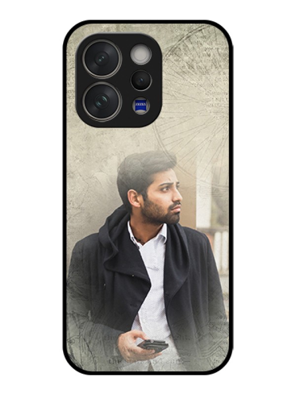Custom Vivo V70 5G Custom Glass Phone Case - With Vintage Design