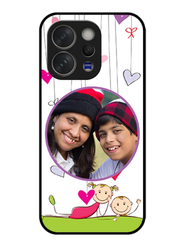 Custom Vivo V70 Elite 5G Custom Glass Phone Case - Cute Kids Phone Case Design