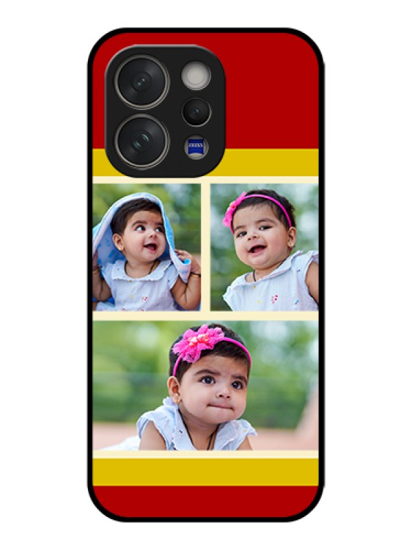 Custom Vivo V70 Elite 5G Custom Glass Phone Case - Multiple Pic Upload Design