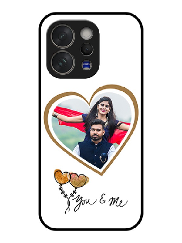 Custom Vivo V70 Elite 5G Custom Glass Phone Case - You & Me Design