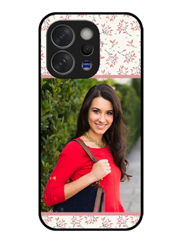 Custom Vivo V70 Elite 5G Custom Glass Phone Case - Stunning Floral Design