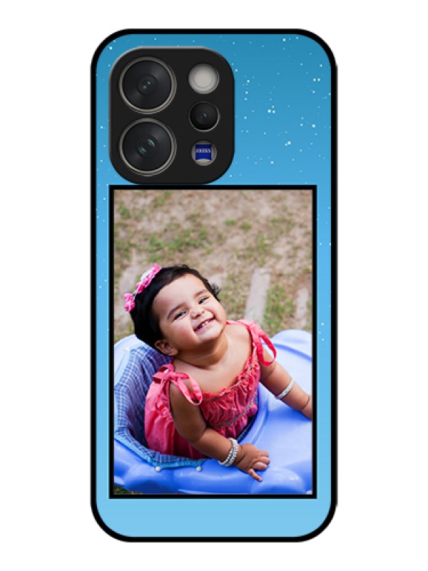 Custom Vivo V70 Elite 5G Custom Glass Phone Case - Wave Pattern Colorful Design