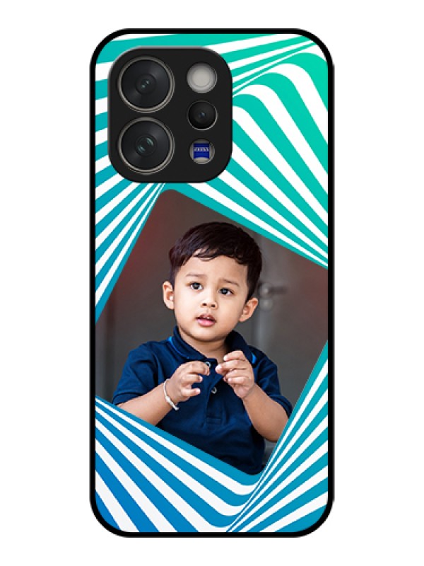 Custom Vivo V70 Elite 5G Custom Glass Phone Case - Abstract Spiral Design