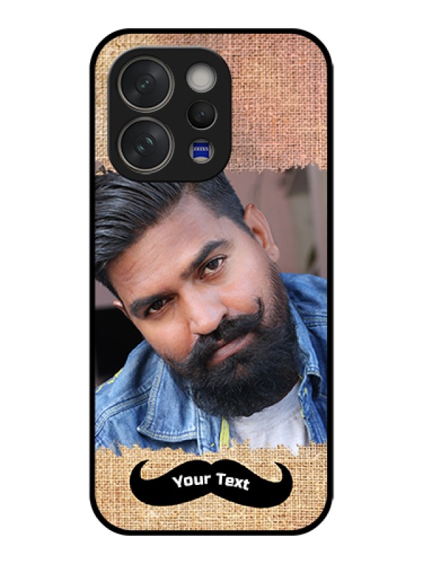 Custom Vivo V70 Elite 5G Custom Glass Phone Case - With Texture Design