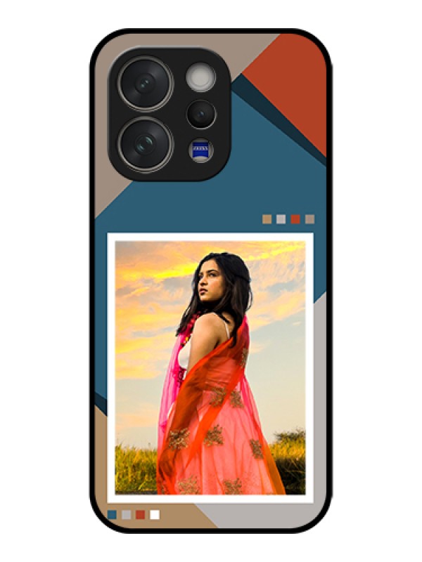 Custom Vivo V70 Elite 5G Custom Glass Phone Case - Retro Color Pallet Design