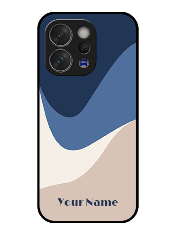 Custom Vivo V70 Elite 5G Custom Glass Phone Case - Abstract Drip Art Design