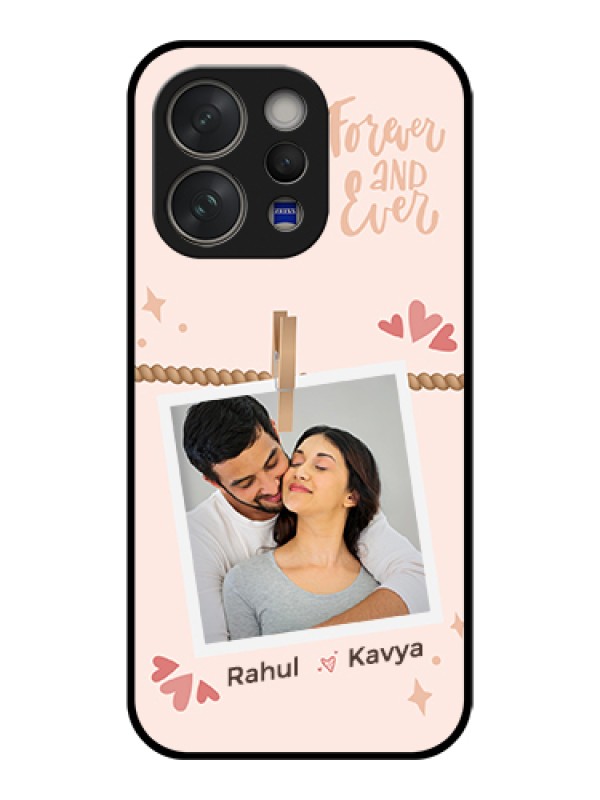 Custom Vivo V70 Elite 5G Custom Glass Phone Case - Forever And Ever Love Design