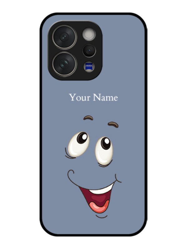 Custom Vivo V70 Elite 5G Custom Glass Phone Case - Laughing Cartoon Face Design