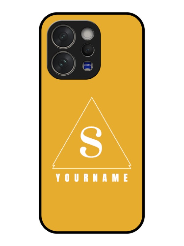Custom Vivo V70 Elite 5G Custom Glass Phone Case - Simple Triangle Design