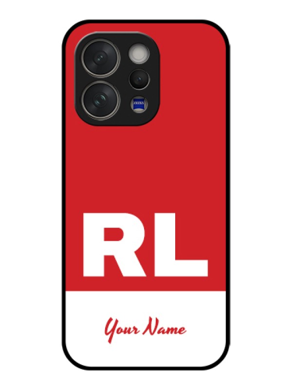 Custom Vivo V70 Elite 5G Custom Glass Phone Case - Dual Tone Custom Text Design