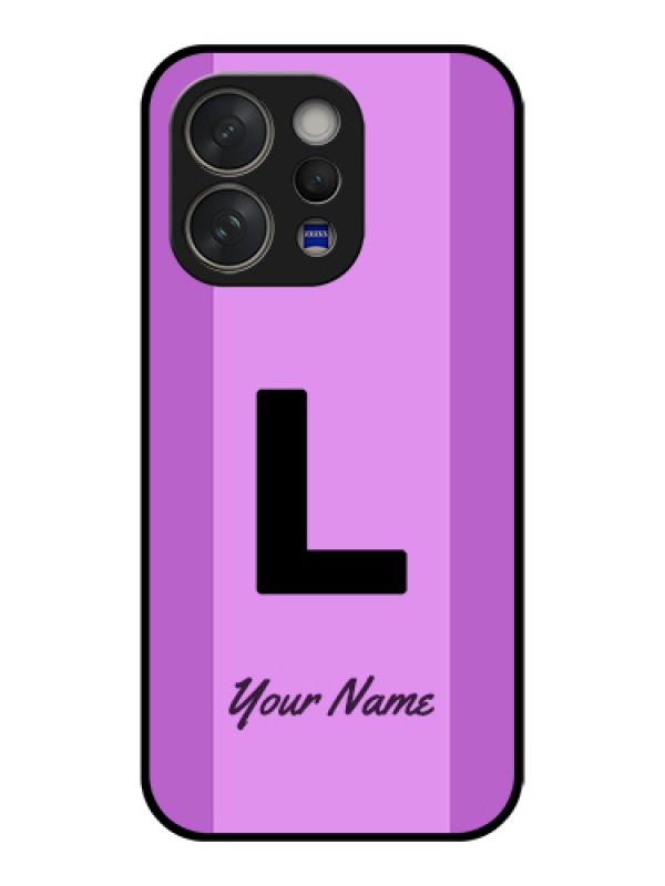 Custom Vivo V70 Elite 5G Custom Glass Phone Case - Tricolor Custom Text Design