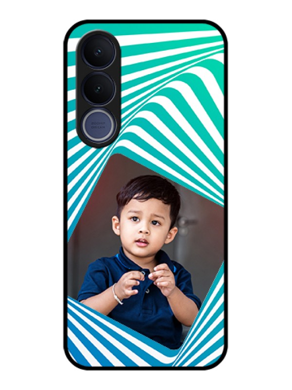Custom Vivo V70 FE 5G Custom Glass Phone Case - Abstract Spiral Design