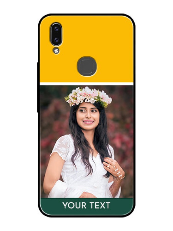 Custom Vivo V9 Youth Photo Printing on Glass Case  - Love You Design