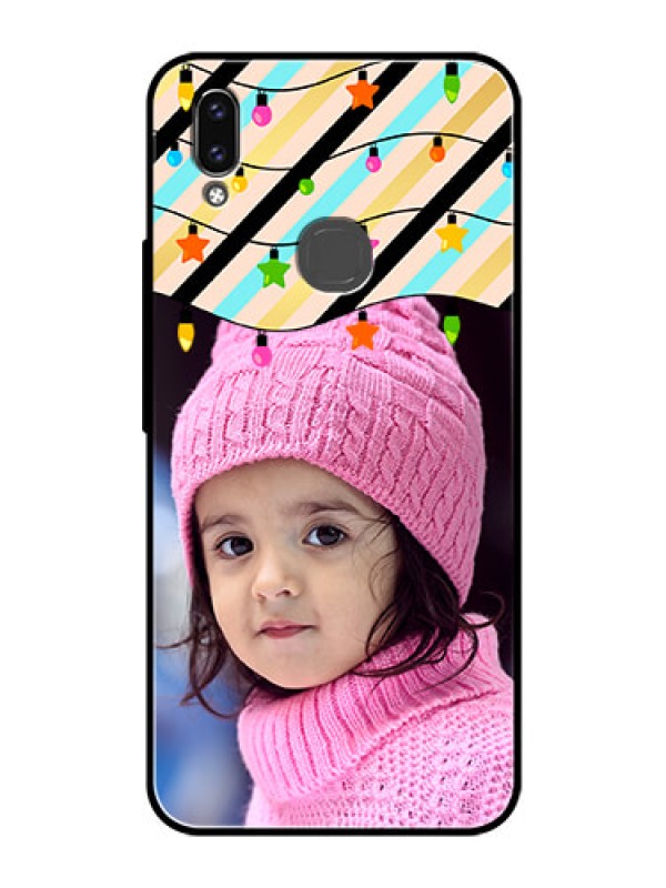 Custom Vivo V9 Youth Custom Glass Mobile Case  - Lights Hanging Design
