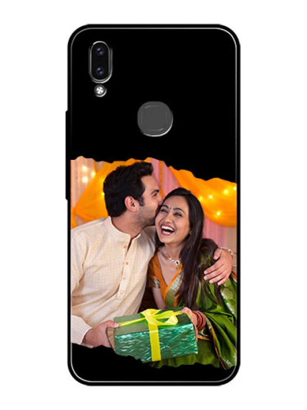 Custom Vivo V9 Youth Custom Glass Phone Case - Tear-off Design