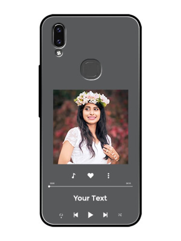 Custom Vivo V9 Youth Custom Glass Mobile Case - Play The Music Design