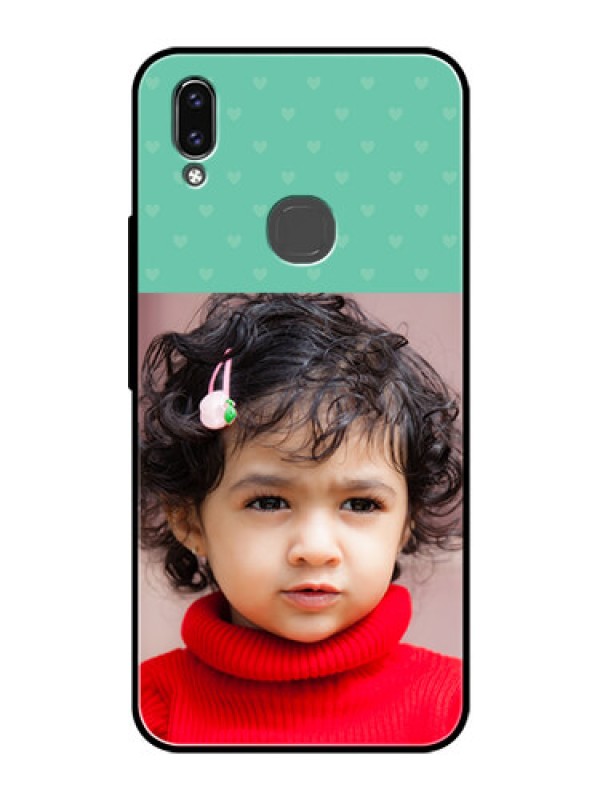 Custom Vivo V9 Custom Glass Phone Case  - Lovers Picture Design