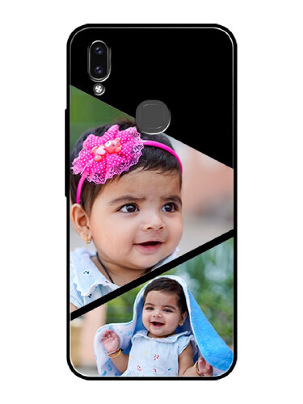Custom Vivo V9 Custom Glass Phone Case  - Semi Cut Design