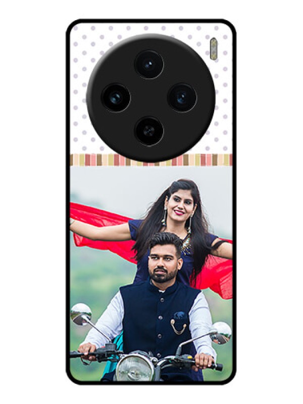 Custom Vivo X100 5G Custom Glass Phone Case - Cute Family Design