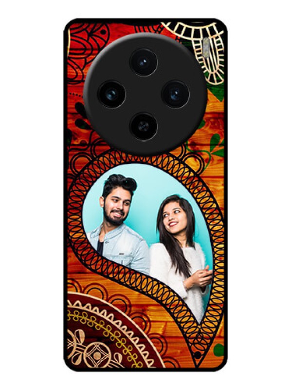 Custom Vivo X100 5G Custom Glass Phone Case - Abstract Colorful Design